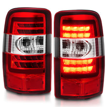 Load image into Gallery viewer, ANZO 2000-2006 Chevrolet Tahoe LED Tail Lights w/ Red Lens Chrome Housing Tail Lights ANZO
