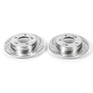 Power Stop 11-19 Hyundai Elantra Rear Evolution Drilled & Slotted Rotors - Pair Brake Rotors - Slot & Drilled PowerStop   