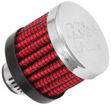 Load image into Gallery viewer, K&amp;N .315/.431 Flange 1 3/8 inch OD 1.5 inch H Clamp On Crankcase Vent Filter Air Filters - Universal Fit K&amp;N Engineering   
