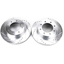 Load image into Gallery viewer, Power Stop 12-21 Nissan NV3500 Front Drilled &amp; Slotted Rotor - Pair Brake Rotors - Slot &amp; Drilled PowerStop   
