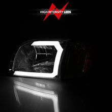 Load image into Gallery viewer, ANZO 00-04 Toyota Tundra (Reg/Acc Cab Only) Crystal Headlights w/Lgt Bar Chrome w/Corner Lights 2pc Headlights ANZO
