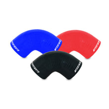 Load image into Gallery viewer, Mishimoto 2.5 Inch Black 90 Degree Coupler Silicone Couplers &amp; Hoses Mishimoto

