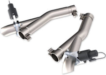 Load image into Gallery viewer, QTP 11-18 Dodge Durango 5.7L 2.5in 304SS Aggressor Cutout Dual Mid Pipes Exhaust Cutouts QTP
