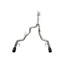 Load image into Gallery viewer, Corsa 2021-2024 2023 Ford F-150 SuperCrew/5.5ft Bed 3.5L V6 Sport Cat-Back Dual Rear Exit-Black PVD Catback CORSA Performance
