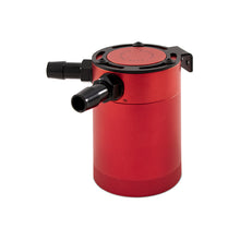 Load image into Gallery viewer, Mishimoto Compact Baffled Oil Catch Can - 2-Port - Red Oil Catch Cans Mishimoto

