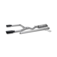 Gibson 17-20 Honda Ridgeline 3.5L Black Elite Dual Split Cat-Back Exhaust - Stainless Catback Gibson