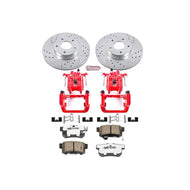 Power Stop 99-03 Acura TL Rear Z26 Street Warrior Brake Kit w/Calipers Brake Kits - Performance D&S PowerStop   