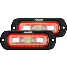 Load image into Gallery viewer, Rigid Industries SR-L Series Flush Mount LED Spreader Pair w/ Red Halo - Universal Light Bars &amp; Cubes Rigid Industries
