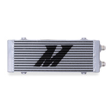 Load image into Gallery viewer, Mishimoto Universal Medium Bar and Plate Dual Pass Silver Oil Cooler Oil Coolers Mishimoto
