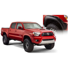 Load image into Gallery viewer, Bushwacker 12-15 Toyota Tacoma Fleetside Pocket Style Flares 4pc 73.5in Bed - Black Fender Flares Bushwacker
