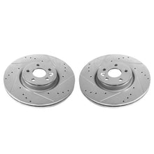 Load image into Gallery viewer, Power Stop 12-18 Volvo S60 Front Evolution Drilled &amp; Slotted Rotors - Pair Brake Rotors - Slot &amp; Drilled PowerStop

