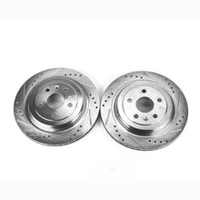 Load image into Gallery viewer, Power Stop 08-14 Cadillac CTS Rear Evolution Drilled &amp; Slotted Rotors - Pair Brake Rotors - Slot &amp; Drilled PowerStop
