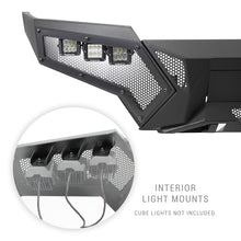 Load image into Gallery viewer, Go Rhino 16-21 Toyota Tacoma Element Front Bumper with Fixed Light Bar Mount Textured Black Bumpers - Steel Go Rhino
