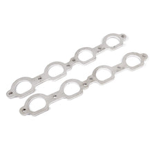 Load image into Gallery viewer, Stainless Works Chevrolet LS7 D-Port Shaped Header 304SS Exhaust Flanges 1-7/8in Primaries Flanges Stainless Works
