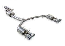 Load image into Gallery viewer, AWE Tuning Audi C7.5 A7 3.0T Touring Edition Exhaust - Quad Outlet Chrome Silver Tips Catback AWE Tuning   
