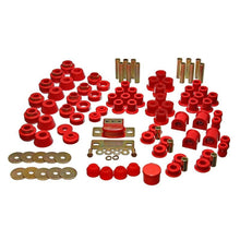 Load image into Gallery viewer, Energy Suspension 87-95 Jeep Wrangler YJ Red Hyper-Flex Master Bushing Set Bushing Kits Energy Suspension
