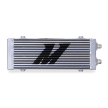 Load image into Gallery viewer, Mishimoto Universal Medium Bar and Plate Dual Pass Silver Oil Cooler Oil Coolers Mishimoto
