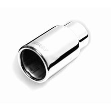 Load image into Gallery viewer, Gibson Rolled Edge Straight-Cut Tip - 3.5in OD/2.5in Inlet/12in Length - Stainless Tips Gibson
