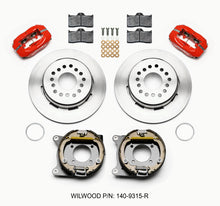 Load image into Gallery viewer, Wilwood Forged Dynalite P/S Park Brake Kit Red 12 Bolt 2.75in offset Staggered Shock Big Brake Kits Wilwood
