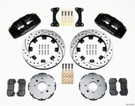 Wilwood Dynapro 6 Front Hat Kit 12.19in Drilled 94-01 Honda/Acura w/262mm Disc Big Brake Kits Wilwood