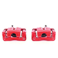 Power Stop 09-11 Hyundai Genesis Rear Red Calipers w/Brackets - Pair Brake Calipers - Perf PowerStop   
