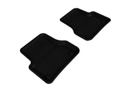 3D MAXpider 2012-2018 Audi A6/A7/S6/S7/RS7 Kagu 2nd Row Floormats - Black | L1AD02221509