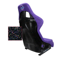 Load image into Gallery viewer, NRG FRP Bucket Seat PRISMA Edition W/ pearlized Back Purple Alcantara - Large Race Seats NRG
