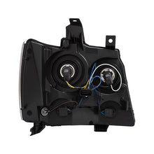 Load image into Gallery viewer, ANZO 2007-2014 Chevrolet Tahoe/Suburban Crystal Headlights Black Headlights ANZO
