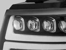 Load image into Gallery viewer, AlphaRex 07-13 Chevy Avalanche NOVA LED Proj Headlights Plank Style Matte Black w/Activ Light/DRL Headlights AlphaRex

