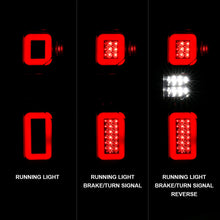 Load image into Gallery viewer, Anzo 19-21 Chevy Silverado Full LED Tailights Black Housing Clear Lens G2 (w/C Light Bars) Tail Lights ANZO
