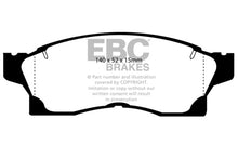Load image into Gallery viewer, EBC 91-92 Toyota MR2 2.0 Turbo Ultimax2 Front Brake Pads Brake Pads - OE EBC   
