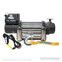 Load image into Gallery viewer, Superwinch 11500 LBS 12V DC 3/8in x 84ft Steel Rope Tiger Shark 11500 Winch Winches Superwinch
