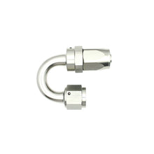 Load image into Gallery viewer, DeatschWerks 8AN Female Swivel 180-Degree Hose End CPE - Anodized Matte Black Fittings DeatschWerks
