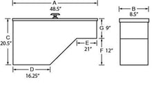 Load image into Gallery viewer, Tradesman Aluminum Fender Well Truck Tool Box (48in.) - Brite Truck Boxes &amp; Storage Tradesman
