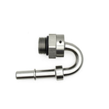 Load image into Gallery viewer, DeatschWerks 8AN ORB Male to 3/8IN Male EFI Quick Connect Adapter 180 Deg. Fuel Components Misc DeatschWerks
