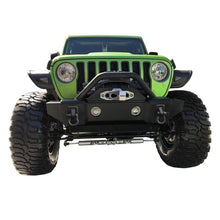 Load image into Gallery viewer, Rampage 2007-2018 Jeep Wrangler(JK) Recovery Bumper Stubby Front - Black Bumpers - Steel Rampage
