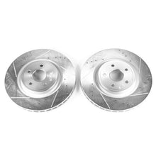 Load image into Gallery viewer, Power Stop 12-20 Jeep Grand Cherokee Front Drilled &amp; Slotted Rotor - Pair Brake Rotors - Slot &amp; Drilled PowerStop
