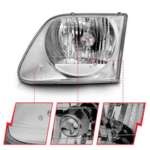Load image into Gallery viewer, ANZO 1997-2003 Ford F-150 Crystal Headlights Chrome Headlights ANZO
