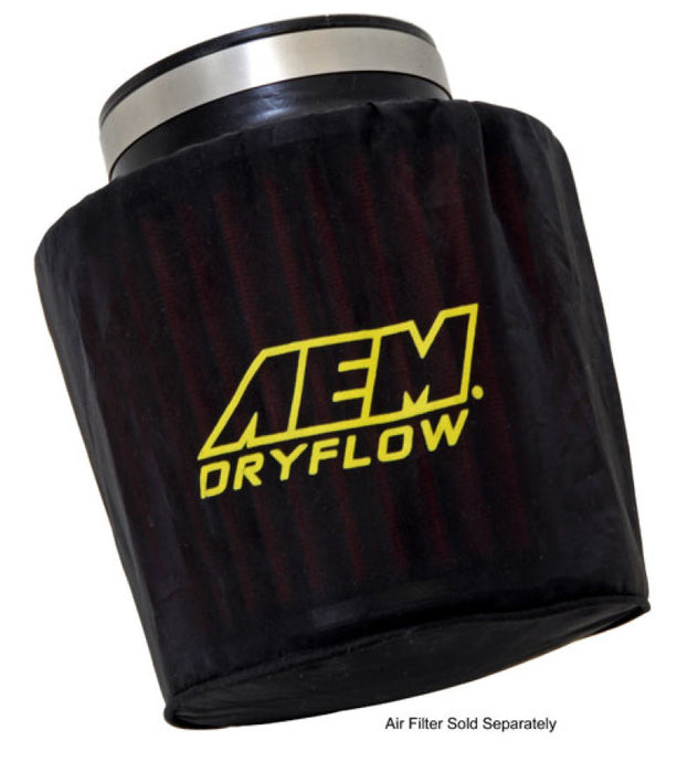 AEM Air Filter Wrap 6 in Base 5 1/4 in Top 5 in Tall Pre-Filters AEM Induction