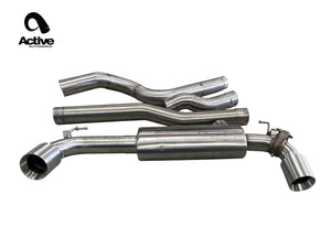 SUPRA PERFORMANCE REAR EXHAUST BY ACTIVE AUTOWERKE Exhaust ACTIVE AUTOWERKE Carbon Fiber Stainless  