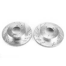 Load image into Gallery viewer, Power Stop 03-06 Mitsubishi Lancer Rear Evolution Drilled &amp; Slotted Rotors - Pair Brake Rotors - Slot &amp; Drilled PowerStop   
