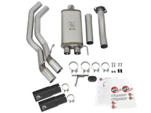 Load image into Gallery viewer, aFe Rebel Exhausts 3in SS Cat-Back 15-16 Ford F-150 EcoBoost V6 2.7/3.5L V8 5.0L w/ Black Tips Catback aFe
