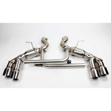 Load image into Gallery viewer, Mishimoto 2016+ Chevrolet Camaro SS Quad-Tip Pro Axle-Back Exhaust w/ Polished Tips Axle Back Mishimoto

