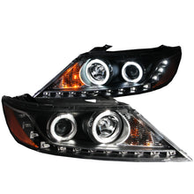Load image into Gallery viewer, ANZO 2011-2013 Kia Sorento Projector Headlights w/ Halo Black (CCFL) Headlights ANZO
