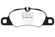 EBC 09-12 Porsche 911 (997) (Cast Iron Rotor only) 3.6 Carrera 2 Redstuff Front Brake Pads Brake Pads - Performance EBC   