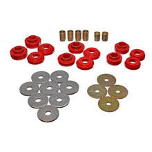 Load image into Gallery viewer, Energy Suspension 75-79 Chevrolet Nova / Chevy II Red Body Mount Set Bushing Kits Energy Suspension
