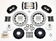 Wilwood Narrow Superlite 6R Front Hub Kit 14.00in Drilled 70-78 Camaro Big Brake Kits Wilwood