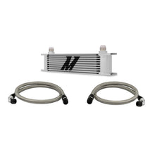 Load image into Gallery viewer, Mishimoto Universal 10 Row Oil Cooler Kit (Metal Braided Lines) Oil Coolers Mishimoto
