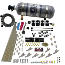 Load image into Gallery viewer, Nitrous Express STD Nozzle Nitrous Kit (200-500HP) Gas w//Dist Block &amp; 4 Solenoids w/15lb Bottle Nitrous Systems Nitrous Express
