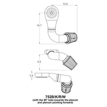 Load image into Gallery viewer, Spectre Plenum Kit Low w/Driver Side 45/90 Degree Tube Intake Manifold Plenum Spectre
